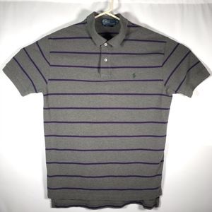 Polo Ralph Lauren Men's Large S/S Gray Striped